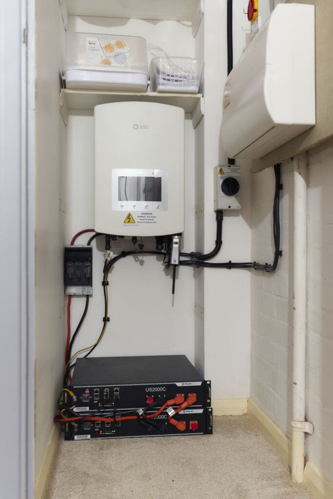 Green Building Renewables solar heating system